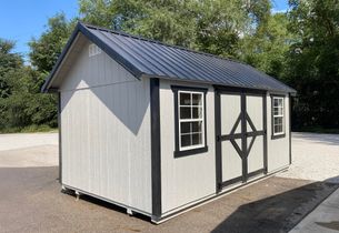 high wall deluxe shed