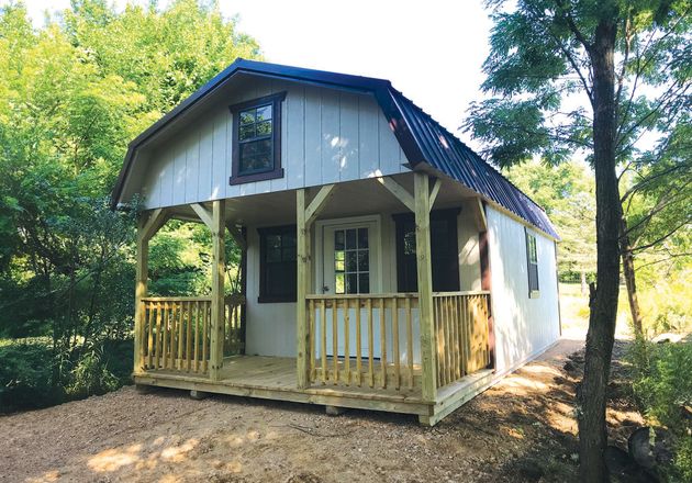 lofted cabin