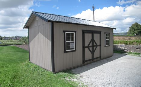 high wall deluxe shed