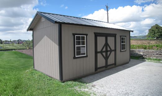 high wall deluxe shed