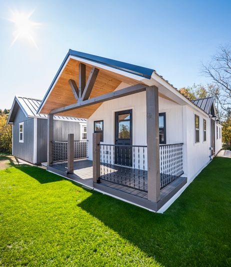 tiny home front porch